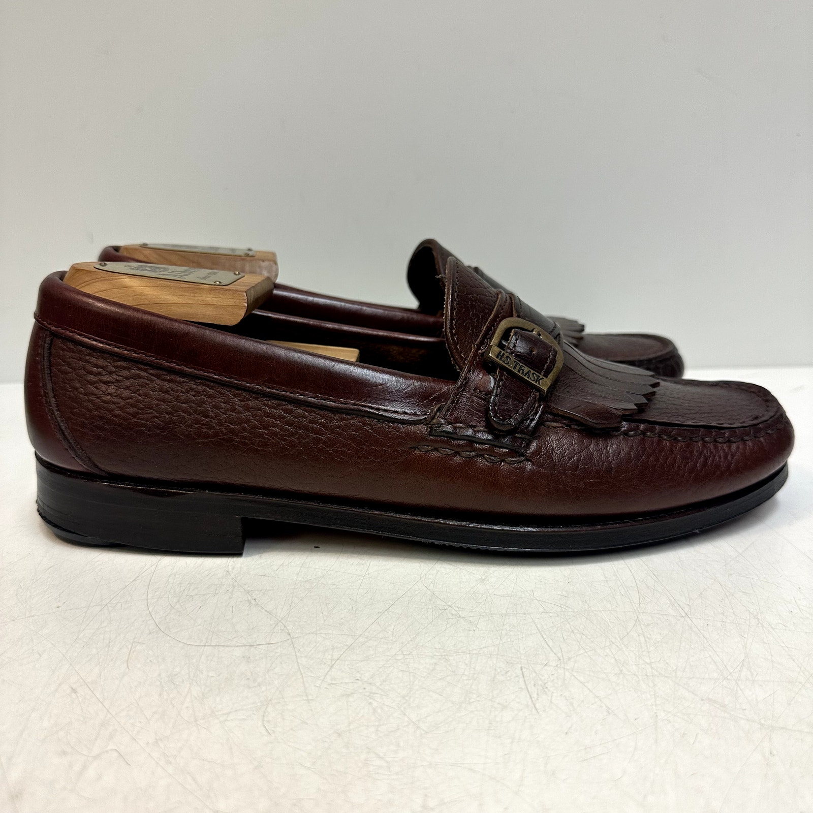 Vguc Rancourt & Co. X H.S. Trask Buckle Loafer Kiltie Made In Maine Usa 9.5 D — image 3 of 8